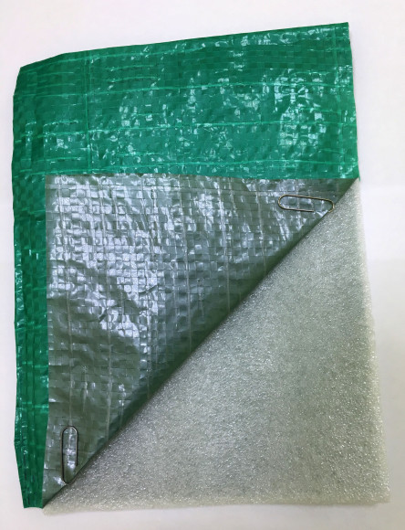 Утепленный тент тарпаулин 120 г/м2 - 8x10м